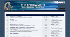 Desktop Screenshot of forum.endowmentmed.org
